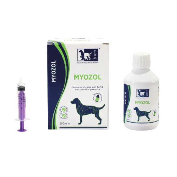 شربت تخصصی مایازول عضله ساز سگ تی آر ام حجم 200 میلی لیتر TRM Myozol - Image 2