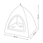 خانه سگ و گربه از جنس مخمل نرم و ضخیم مدل غول
