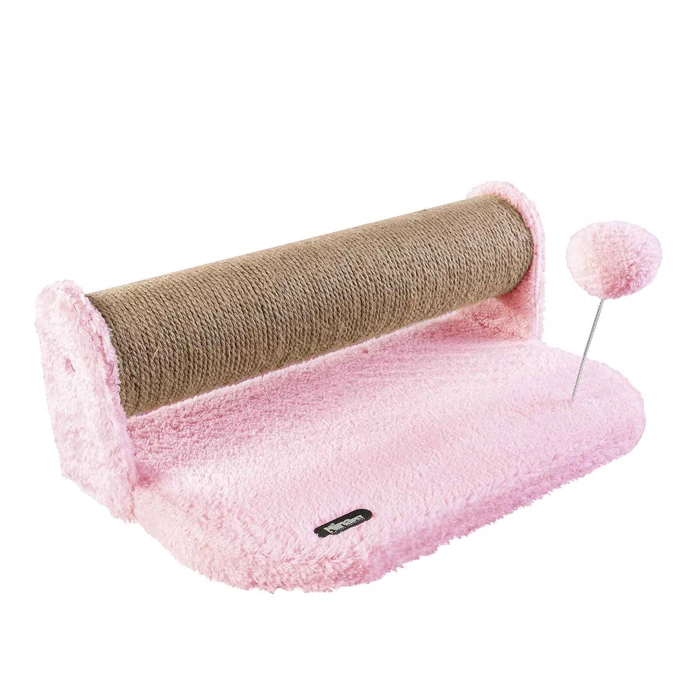 6040- اسکرچر گربه زمینی رول دار نیناپت دارای اسباب بازی توپک فنردار