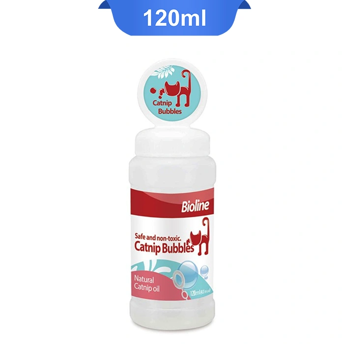 Catnip-Bubbles حباب ساز گربه بایولاین با رایحه کت