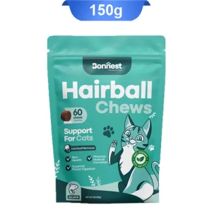 مکمل جویدنی گربه بونست ضد گلوله مویی مدل آنتی هیربال طعم ماهی سالمون