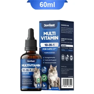 قطره مولتی ویتامین گربه بونست مدل 10 در 1