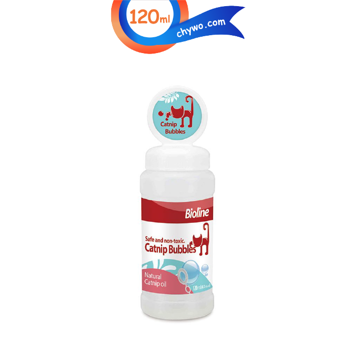 hobab-01-23 حباب ساز گربه بایولاین با رایحه کت نیپ وزن 120 میلی لیتر Bioline Catnip Bubbles - Image 1