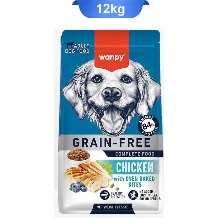 Chicken_dog12-wanpy- غذا خشک سگ بالغ ونپی با طعم مرغ