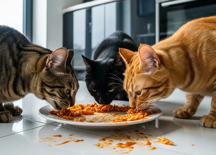 غذاهای پر چرب و غذاهای ممنوعه برای گربه