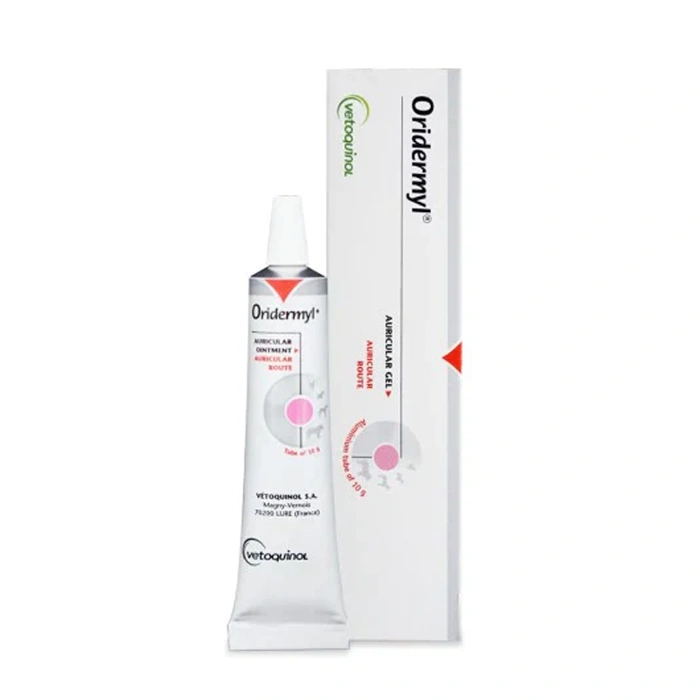 Oridermyl- پماد گوش سگ و گربه ویتوکینول درمان باکتری،قارچ و انگل گوش