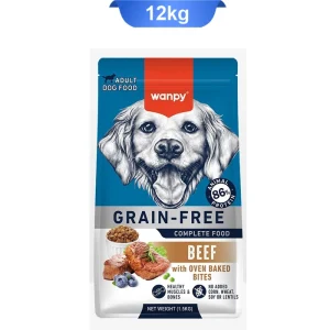 غذا خشک سگ بالغ ونپی طعم گوشت (Beef) 12 کیلوگرم