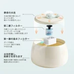 آبخوری اتوماتیک سگ و گربه دارای تصفیه آب مدل ماهی ظرفیت 1/3 لیتر - Image 4