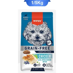 غذای خشک توله سگ ونپی طعم مرغ مدل پاپی