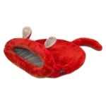 کیسه خواب سگ و گربه از جنس مخمل نرم مدل موش رنگ قرمز نیناپت