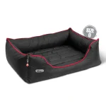 جای خواب سگ و گربه جنس ضدآب نیناپت مدل زیپ لاین (قرمز) دارای زنگوله ابعاد 47x60x15 سانتی متر کد 5555