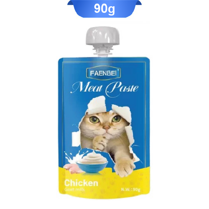 meat-paste-85gr-01 پودینگ گربه فنبی طعم مرغ و شیر بز وزن 90 گرم کد 103195 Faenbei Meat Paste - Image 1