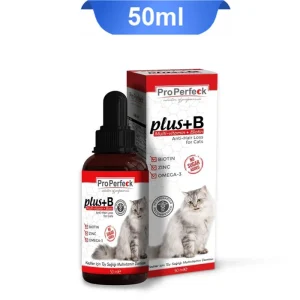 قطره مولتی ویتامین گربه پروپرفک حاوی بیوتین و روی برای ضد ریزش مو مدل پلاس