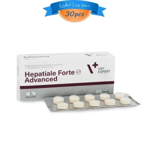 قرص پشتیبانی کبد سگ و گربه وت اکسپرت 30 عددی Vet Expert Hepatiale Forte Advanced