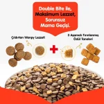 غذای خشک گربه بالغ ونپی طعم مرغ حاوی دانه تشویقی وزن 1 کیلوگرم (زیپ کیپ فله) Wanpy Adult Chicken - تصویر 3