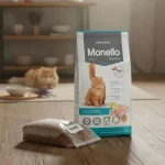 غذای خشک گربه بالغ مونلو طعم مرغ و ماهی مدل هیربال وزن 10 کیلوگرم Hairball monello - تصویر 4