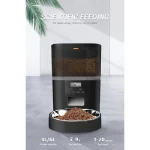 ظرف غذا اتوماتیک گربه و سگ مدل QQ002 ظرفیت 6 لیتر کد 106386 Automatic Pet Feeder - Image 5