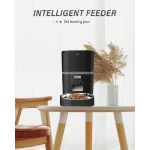 ظرف غذا اتوماتیک گربه و سگ مدل QQ002 ظرفیت 6 لیتر کد 106386 Automatic Pet Feeder - Image 4