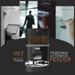 ظرف غذا اتوماتیک گربه و سگ مدل QQ002 ظرفیت 6 لیتر کد 106386 Automatic Pet Feeder - Image 6