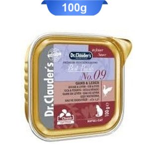 ووم گربه دکتر کلادرز طعم گوشت غاز و جگر مدل چانک در سس