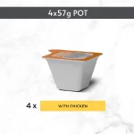 دسر تیکه ای گربه گورمت مدل رولیشنز طعم مرغ وزن 4*57 گرم Gourmet Revelations - Image 4