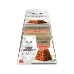 دسر تیکه ای گربه گورمت مدل رولیشنز طعم ماهی سالمون وزن 4*57 گرم Gourmet Revelations - Image 4