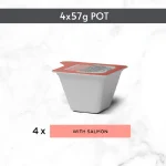 دسر تیکه ای گربه گورمت مدل رولیشنز طعم ماهی سالمون وزن 4*57 گرم Gourmet Revelations - Image 3