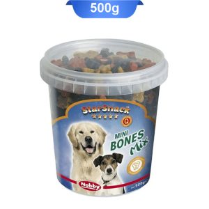 تشویقی سگ نوبی سطلی طعم میکس مرغ و گوشت گاو و بره