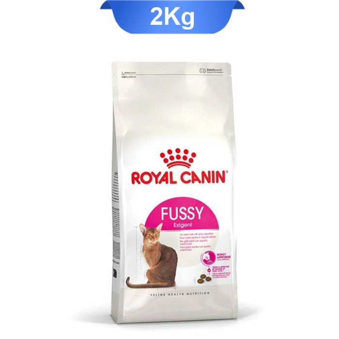fussy غذا خشک گربه رویال کنین طعم مرغ مدل فاسی اگزیجنت