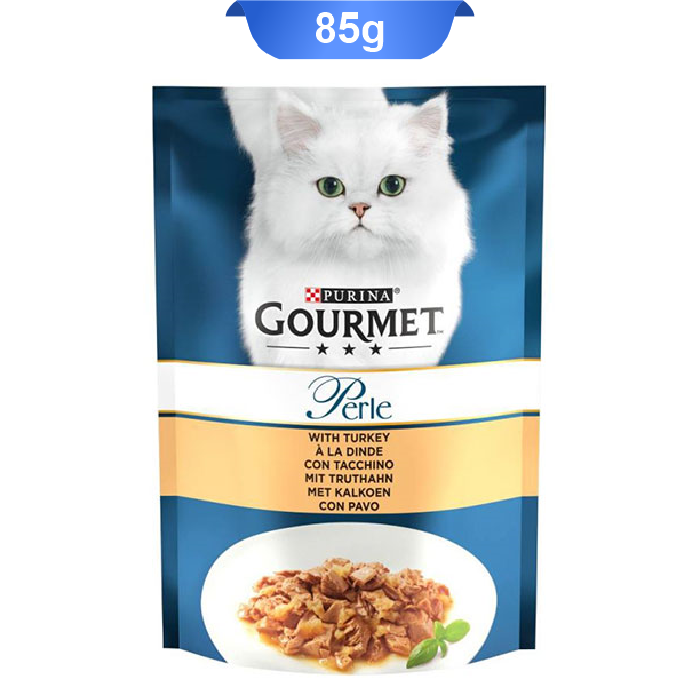 pouch-gourmet-09 پوچ گربه بالغ گورمت پورینا طعم بوقلمون وزن 85 گرم کد 103226 Gourmet Pouch - Image 1