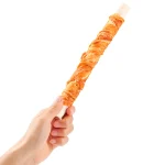 تشویقی سگ ونپی دورپیچ مرغ روهاید (تکی) وزن 70 گرم Wanpy Rawhide Twists - Image 3