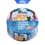 کنسرو گربه بالغ پابلو پته طعم مرغ و سالمون و گوشت گوساله (پرمیوم) وزن 200 گرم Pablo - Image 2
