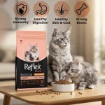 غذای خشک گربه مادر و بچه گربه رفلکس پلاس طعم بره مدل مادر اند بیبی وزن 15 کیلوگرم Reflex Mother & Baby Lamb - Image 2