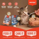 کنسرو گربه ونپی طعم بوقلمون مدل پته ای وزن 400 گرم Wanpy Cat Turkey - Image 2