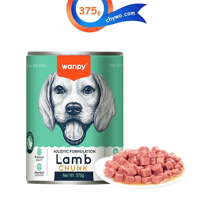 Wanpy-Lamb-Chunk-- کنسرو سگ ونپی طعم گوشت بره مدل چانکی