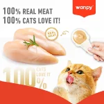 بستنی قاشقی گربه ونپی طعم مرغ وزن 16 گرم تکی Wanpy Lickable Cream - Image 6