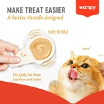 بستنی قاشقی گربه ونپی طعم مرغ وزن 16 گرم تکی Wanpy Lickable Cream - Image 2