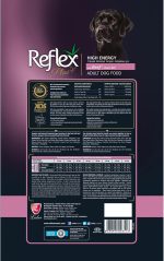 غذای خشک سگ بالغ رفلکس پلاس مدل های انرژی طعم گوشت گاو وزن 3 کیلوگرم Reflex Plus Adult High Energy - تصویر 2