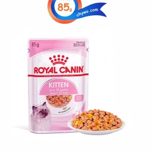 پوچ بچه گربه طعم مرغ در ژله رویال کنین