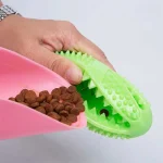 اسباب بازی توپ بیضی مدل تشویقی خور از جنس پلاستیک فشرده با کیفیت ابعاد 12X5 سانتی متر - تصویر 5